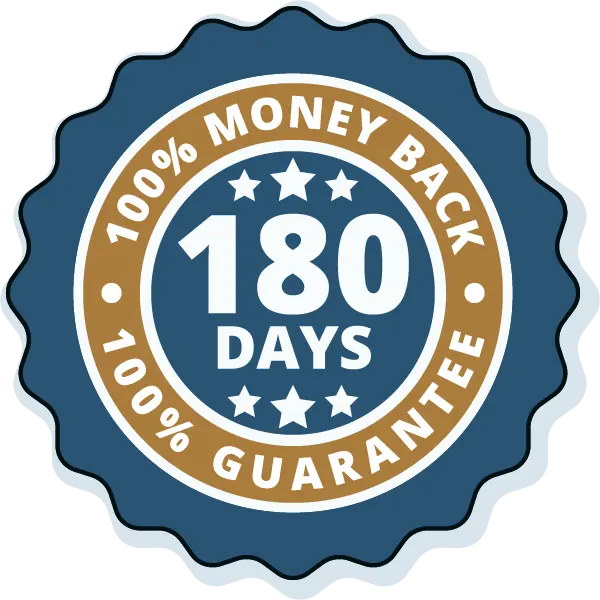 Gluco Extend 100% Satisfaction Guaranteed - 180-Day Money-Back Guarantee